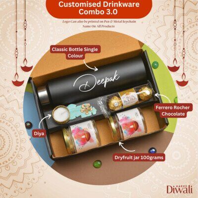 Diwali Drinkware Customised Combo 3.0 1 Diwali Drinkware Customised Combo 3.0